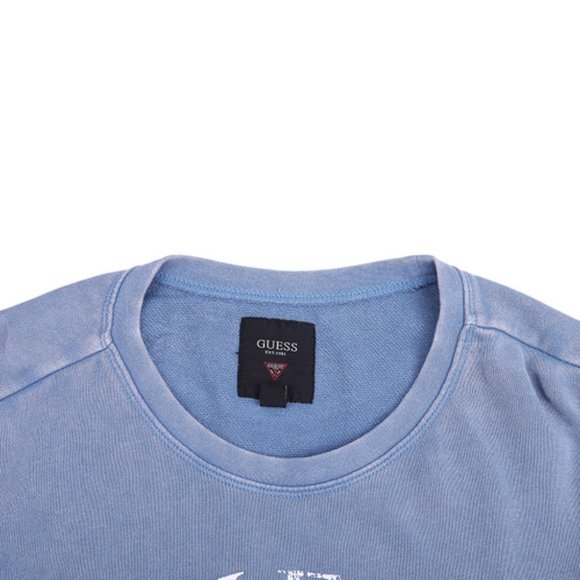 Guess Jeans 1981 Casual Sweater Blue Size Large - Picture 2 of 5